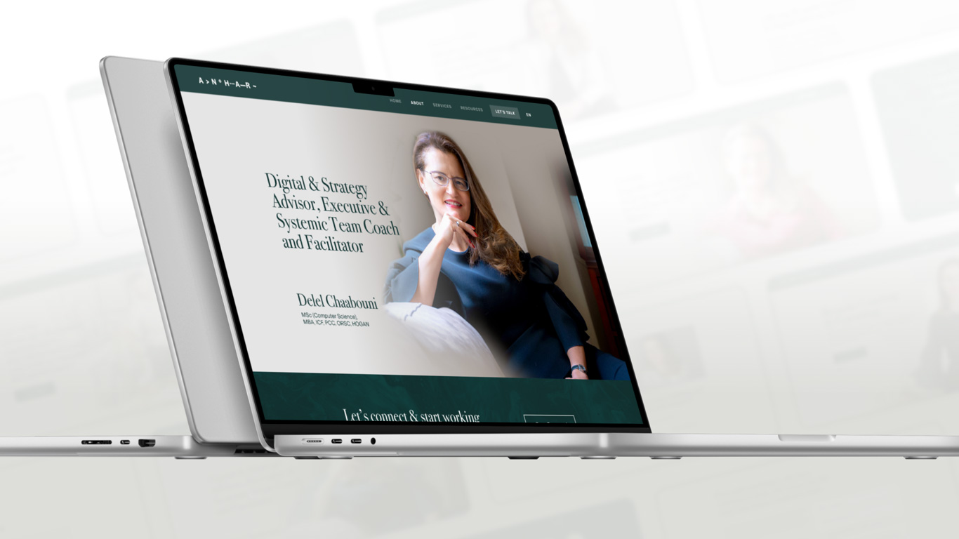 AnharCoaching Website Design & Development by Blace Creative