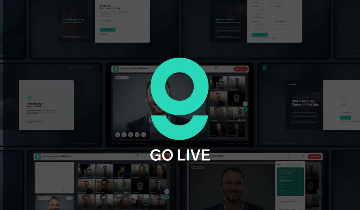Go Live Pro – Video Conferencing Solution UX/UI Design